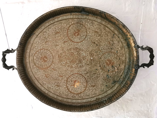 Antique large heavy brass - large,