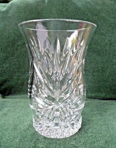 Vintage cut crystal glass - cut,