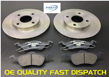 FORD FOCUS MK1 1.4 1.6 1.8 2.0 1998-2004 FRONT 2 BRAKE DISCS AND PADS SET 258 mm