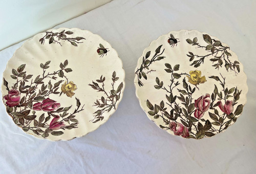 Two china cake stands - two, cake-stands