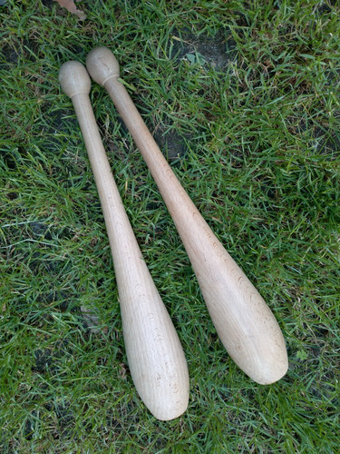 Pair vintage beech indian - vintage,