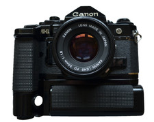 CANON A1 FILM CAMERA WITH