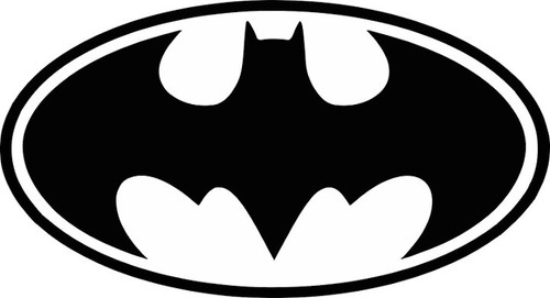 Batman logo vinyl sticker - batman,
