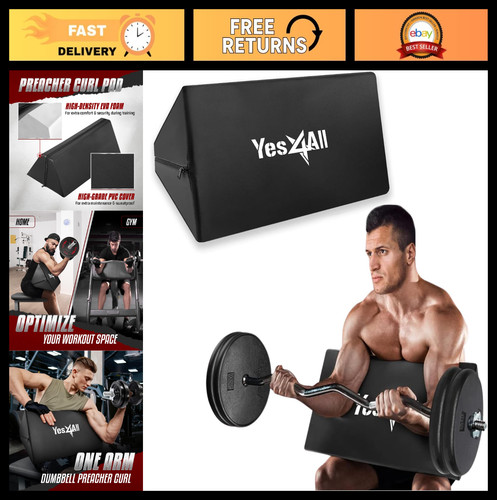 Foam preacher curl pad - foam,