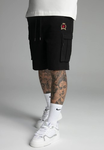 Siksilk mens black cargo - mens,