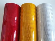 3M High Intensity Prismatic Reflective Tape - Red White Yellow 1m & 45.7m 3930 