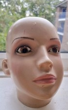 Female Bald Mannequin Head