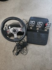 Logitech G25 Racing Steering Wheel with Pedals - Force Feedback (PC/PS2/PS3)