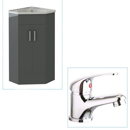 Cabinet vanity unit sink basin - sink,