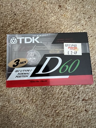 Pack tdk d60 - pack, recordable