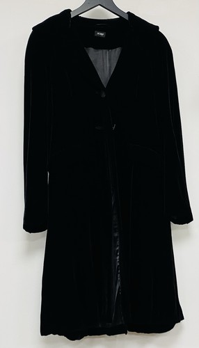 Hobbs velvet coat - 10, black