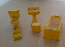 Vintage Dolls House Yellow