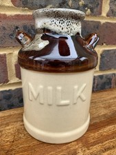 Vintage Glazed Ceramic Milk