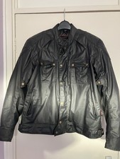 Black Wax Cotton Cafe Racer Jacket XL (armoured) belstaff style 