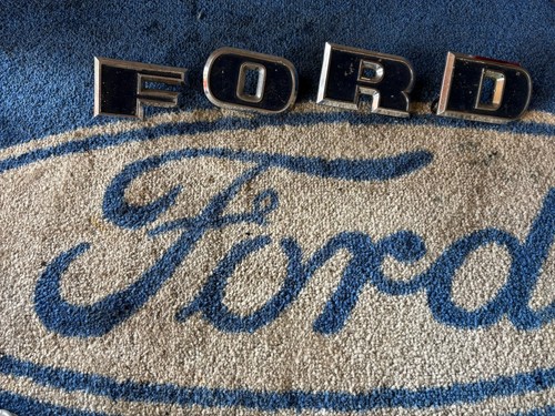 Ford tractor grill letters - grill,