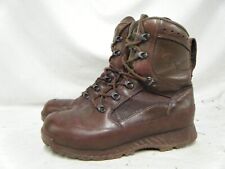Genuine British Army Military Haix Goretex Leather Combat Boots Size 8 W 42 A@