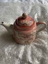 VINTAGE PINK FLOWER TEAPOT