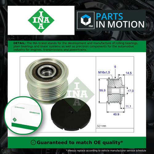 Overrunning alternator pulley - overrunning,