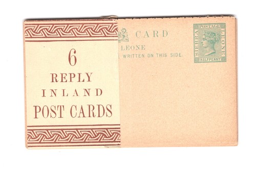 Sierra leone postal reply - 6,