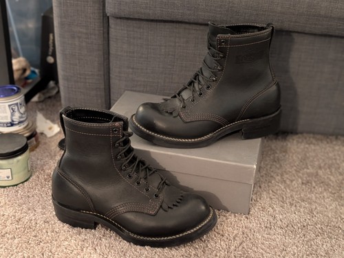 Wesco boots boot black - boots,