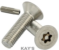 COUNTERSUNK SECURITY SCREWS