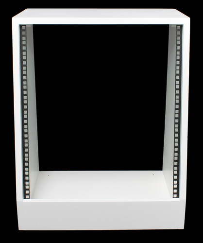 White 12u angled inch - 12u,