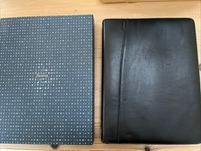 FILOFAX-LYNDHURST ZIP A4 SIZE-BLACK BUTTER SOFT NAPPA LEATHER-RARE MODEL BOXED