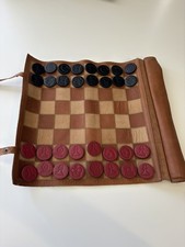 Leather Chess Set Roll-up