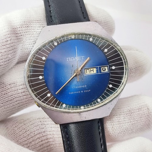 Vintage soviet watch poljot - soviet,