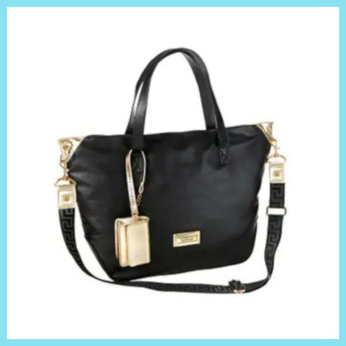 Versace black gold shoulder - versace,