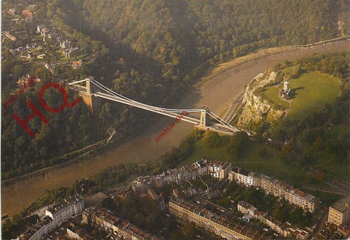 Postcard bristol aerial view - postcard;, bristol,