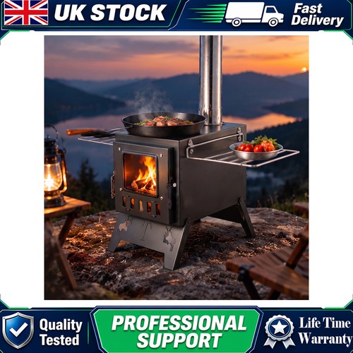 Foldable outdoor wood stove - wood,