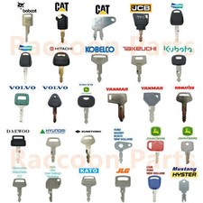 28 Excavator Plant Digger Keys