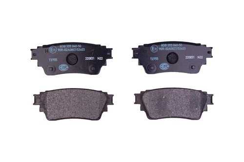 Hella brake pad set t2755 - pad,