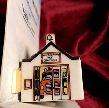 Porcelain Wade Whimsey on Why England Miniature "Fire Station" No. 31 Wrong Card