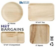 Palm Leaf Plates & Trays – 100% Biodegradable, Natural, Disposable & Sustainable