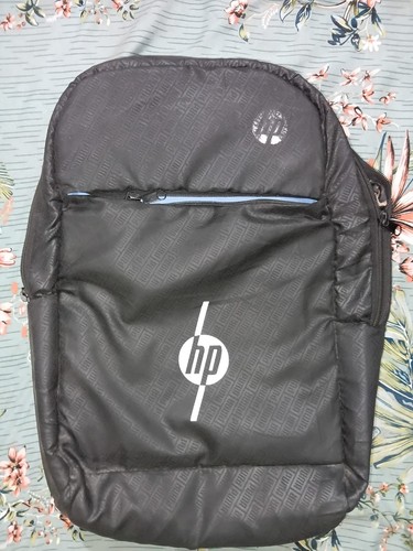 Black laptop backpack - backpack, –