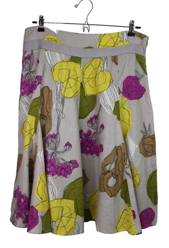 Hobbs floral pleated linen - pleated,