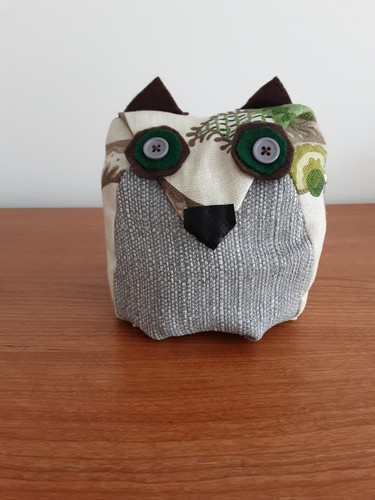 Doorstop owl homemade - owl,