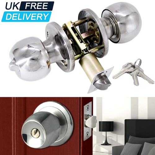 Round door knob - knob, lock