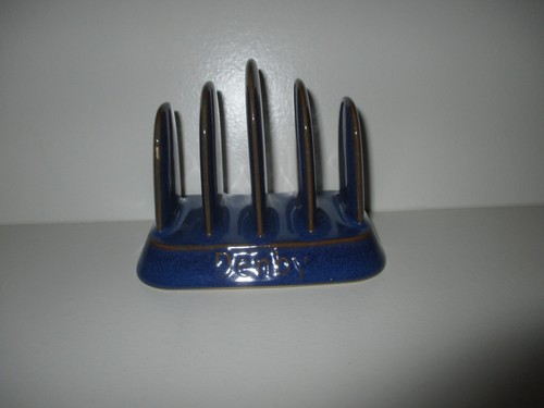 Denby imperial blue toast - imperial, rack