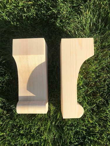 Wooden corbels shelf - corbels, (shelf