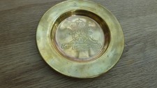 WW2 CARVED TRENCH ART BRASS