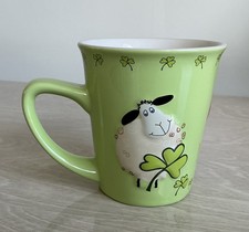 John Hinde - 3 D Mug - Sheep I Love Ireland - Green - Perfect