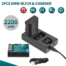 2x Battery DMW-BLF19 BLF19E +