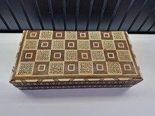 Vintage/Antique African Carved Bone Hinged Chess Set 12"×12"