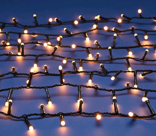 200 glow worm lights warm - 200,