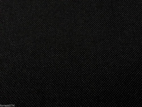 Waterproof black canvas - black,