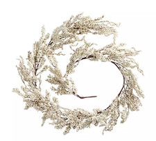 CHRISTMAS Habitat White Foliage Berry Christmas Garland 190cm approx PAIR