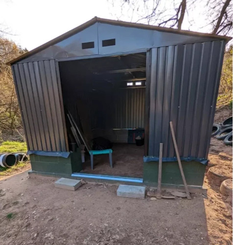 Metal garden storage - metal, shed